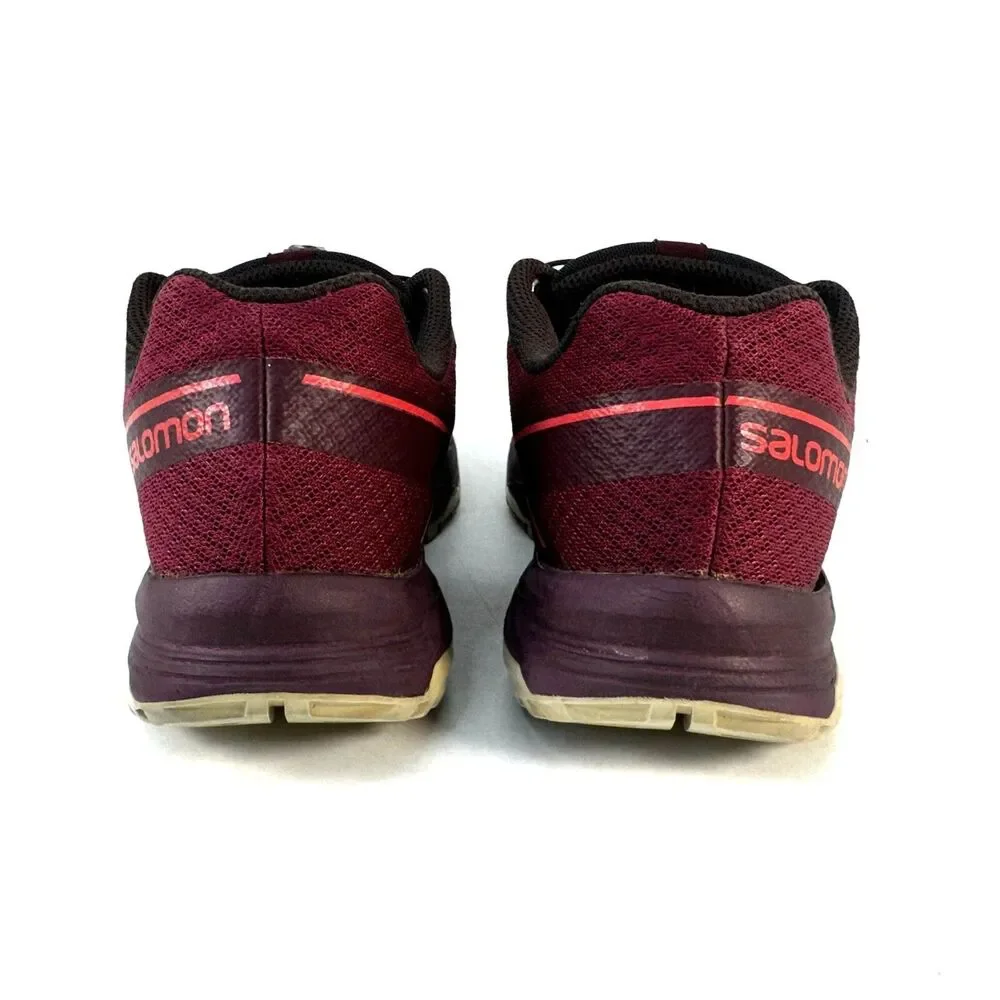 Salomon XA TAKEO Women's Size 9.5 Burgundy Trail Running Hiking Sneaker 410826